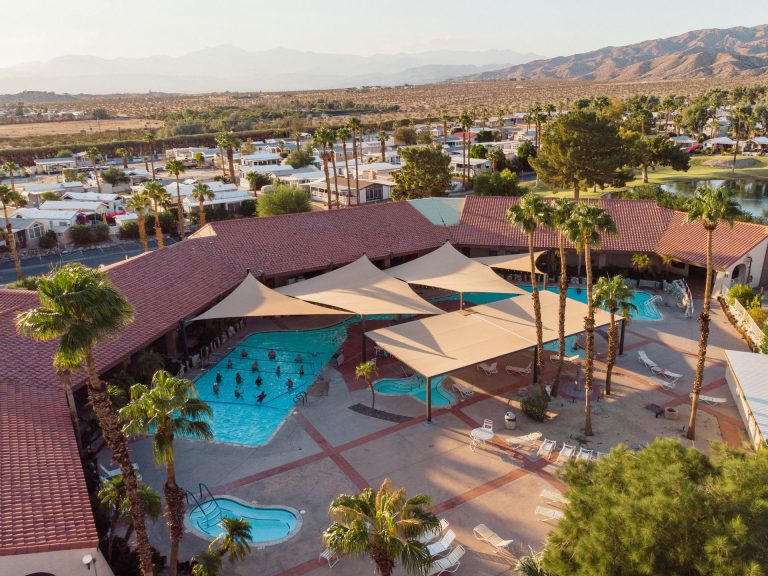 Caliente Springs Resort Overhead View Caliente Springs Resort Overhead View